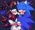Size: 2048x1821 | Tagged: safe, artist:roxazure, shadow the hedgehog, sonic the hedgehog, hedgehog, ..., 2024, blushing, cute, duo, exclamation mark, frown, gay, hand under chin, heart, heart tongue, holding each other, lidded eyes, male, mouth open, one fang, question mark, shadow x sonic, shadowbetes, shipping, signature, simple background, smile, sonabetes