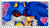 Size: 99x56 | Tagged: safe, artist:theenigmamachine, metal sonic, sonic the hedgehog, 2016, animated, arm around shoulders, black sclera, blushing, deviantart stamp, eyes closed, gay, heart, holding each other, kiss on cheek, metonic, robot, shipping