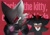 Size: 2048x1425 | Tagged: safe, artist:wannabe4myself, infinite the jackal, shadow the hedgehog, duo, english text, gay, looking at them, red background, shadfinite, shipping, simple background
