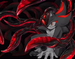Size: 3800x3000 | Tagged: safe, artist:shu_0696, shadow the hedgehog, sonic x shadow generations, doom shadow, solo