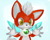 Size: 500x400 | Tagged: safe, artist:nickyb123, chip, 2010, gradient background, hands up, looking offscreen, male, smile, solo