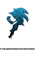 Size: 392x660 | Tagged: safe, artist:34_6, sonic the hedgehog, chaos emerald, english text, monochrome, simple background, solo, white background