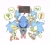 Size: 1480x1306 | Tagged: dead source, safe, artist:goatt344, metal sonic, sonic the hedgehog, cute, group, robot, self paradox, sonabetes, speech bubble