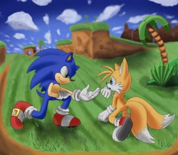 Size: 2048x1783 | Tagged: safe, artist:tailscutiefox92, miles "tails" prower, sonic the hedgehog