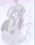 Size: 2089x2700 | Tagged: suggestive, artist:genkishuichi, miles "tails" prower, sonic the hedgehog, human, 2003, age difference, duo, eyebrow clipping through hair, eyes closed, fox ears, fox tail, gay, greyscale, heart, hedgehog ears, holding each other, humanized, kiss, monochrome, naked, partially humanized, pencilwork, shipping, signature, sonic x tails, standing, traditional media