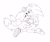 Size: 6300x5250 | Tagged: safe, artist:hyrulepirate, miles "tails" prower, sonic the hedgehog, 2024, age difference, duo, floppy ears, gay, holding hands, kneeling, lidded eyes, line art, looking at each other, monochrome, mouth open, shipping, signature, simple background, smile, sonic x tails, white background