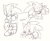 Size: 745x614 | Tagged: safe, artist:scourgefrontier, sonic the hedgehog, 2025, bleh, dialogue, english text, line art, monochrome, signature, simple background, smile, solo, speech bubble, standing, thumbs up, tongue out, white background
