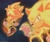 Size: 2048x1713 | Tagged: safe, artist:chaoslose, shadow the hedgehog, sonic the hedgehog, super shadow, super sonic, hedgehog, sonic adventure 2, 2025, abstract background, duo, flying, frown, looking at viewer, looking offscreen, male, smile, space, star (sky), super form