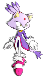 Size: 676x1200 | Tagged: safe, artist:blophan, blaze the cat, cat, female, gloves, jacket, pants, purple fur, shoes, yellow eyes