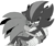 Size: 873x727 | Tagged: safe, artist:yiziyusan, shadow the hedgehog, sonic the hedgehog, hedgehog, 2025, blushing, cute, duo, eyes closed, frown, gay, hugging, looking at them, male, monochrome, shadow x sonic, shadowbetes, shipping, simple background, sitting, smile, sonabetes, white background