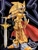 Size: 760x1000 | Tagged: safe, artist:umerouge, sonic the hedgehog, sonic and the black knight, excalibur sonic, full body, solo, standing, sword, weapon