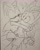 Size: 1638x2048 | Tagged: safe, artist:lebluenooki, miles "tails" prower, nine, sonic the hedgehog, 2023, blushing, dialogue, duo, english text, gay, heart, holding them, kiss on cheek, line art, nine x sonic, pencilwork, shipping, simple background, sonic x tails, standing, surprise kiss, surprised