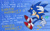 Size: 1280x789 | Tagged: safe, artist:flameheart87, sonic the hedgehog, hedgehog, blue background, chaos emerald, endless possibility (song), english text, lyrics, male, rings, shooting star, signature, solo, song lyrics