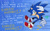 Size: 1139x702 | Tagged: safe, artist:flameheart87, sonic the hedgehog, hedgehog, alternate version, blue background, chaos emerald, endless possibility (song), english text, lyrics, male, rings, shooting star, signature, solo, song lyrics