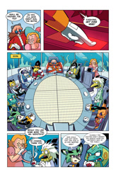 Size: 825x1258 | Tagged: safe, artist:chauvels, abyss the squid, akhlut the orca, battle lord kukku xv, clove the pronghorn, conquering storm, maw the thylacine, momma robotnik, nephthys the vulture, robotnik, tundra the walrus, comic:a special visit, mordred hood