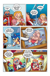 Size: 825x1258 | Tagged: safe, artist:chauvels, conquering storm, grounder, momma robotnik, robotnik, scratch, sonic the hedgehog, comic:a special visit