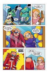 Size: 825x1258 | Tagged: safe, artist:chauvels, clove the pronghorn, momma robotnik, robotnik, thunderbolt the chinchilla, comic:a special visit, mordred hood