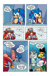 Size: 825x1258 | Tagged: safe, artist:chauvels, abyss the squid, momma robotnik, robotnik, sonic the hedgehog, thunderbolt the chinchilla, tundra the walrus, comic:a special visit