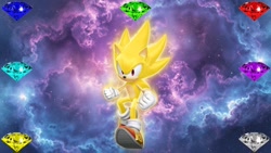 Size: 1920x1080 | Tagged: safe, artist:soniclover82, sonic the hedgehog, super sonic, super form