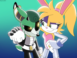 Size: 4000x3000 | Tagged: safe, artist:fartist2020, bunnie rabbot, cassia the pronghorn