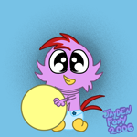 Size: 2048x2048 | Tagged: safe, artist:bluedeerfox14, adventures of sonic the hedgehog, baby, badnik, ball, chicken, diaper, parent:scratch, robot