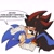 Size: 1742x1741 | Tagged: safe, artist:tenderandmilder, shadow the hedgehog, sonic the hedgehog, gay, shadow x sonic, shipping