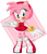 Size: 1400x1638 | Tagged: dead source, safe, artist:montyth, amy rose, abstract background, female, mouth open, solo