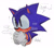 Size: 1444x1262 | Tagged: safe, artist:heisa030, sonic the hedgehog, 2025, christmas, classic sonic, classic sonic (universe), clenched fists, cold, dialogue, english text, hands together, looking offscreen, no mouth, shivering, signature, simple background, solo, text, white background, winter