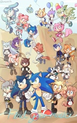 Size: 1440x2304 | Tagged: safe, artist:amzab3ll, sonic the hedgehog, bear, bird, cat, chao, dog, fox, hedgehog, rabbit, squirrel, wolf, airi momoi, akito shinonome, akiyama mizuki, an shiraishi, emu otori, ena shinonome, female, hamster, haruka kiritani, hatsune miku, honami mochizuki, ichika hoshino, kanade yoisaki, kohane azusawa, mafuyu asahina, male, minori hanasato, mobianified, nene kusanagi, project sekai, rui kamishiro, saki tenma, shiho hinomori, shizuku hinomori, toya aoyagi, tsukasa tenma, vocaloid