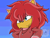 Size: 632x476 | Tagged: safe, artist:berry, elias acorn, chipmunk, sonic x, 2025, clothes, elias is not amused, fake screenshot, frown, long hair, looking offscreen, male, ms paint, necklace, shirt, solo, sonic x style, unamused