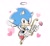 Size: 981x902 | Tagged: safe, artist:neku_646611, sonic the hedgehog, 2025, arrow (weapon), bow (weapon), classic sonic, classic sonic (universe), cupid, cute, halo, heart, simple background, solo, sonabetes, weapon, white background, wings