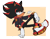 Size: 1826x1411 | Tagged: safe, artist:princehoneytea, shadow the hedgehog, hedgehog, 2020, clothes, flat colors, frown, hand on knee, hoodie, leaning back, lidded eyes, looking offscreen, male, semi-transparent background, sitting, solo