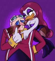 Size: 2000x2200 | Tagged: safe, artist:pepbotnik, robotnik, hugging, pepita robotnik, smile