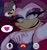 Size: 1600x1700 | Tagged: suggestive, artist:pepbotnik, shadow the hedgehog, oc, oc:pepita robotnik, canon x oc, heart, shipping, smile, speech bubble, straight, videocall