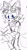 Size: 720x1338 | Tagged: safe, artist:amy-time, miles "tails" prower, 2025, aged up, alternate universe, cross popping vein, eye twitch, goggles, line art, looking offscreen, monochrome, older, simple background, sketch, solo, white background