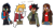 Size: 2048x1055 | Tagged: safe, artist:shadails, knuckles the echidna, miles "tails" prower, shadow the hedgehog, sonic the hedgehog, human, 2024, :|, clothes, dark skin, flat colors, group, humanized, looking at viewer, looking offscreen, simple background, smile, standing, tan skin, transparent background, v sign