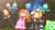 Size: 1920x1080 | Tagged: safe, artist:adampixelrush, cheese (chao), chocola (chao), vanilla the rabbit, whisper the wolf, wisp, chao, 2024, 3d, abstract background, bench, blue wisp, crepuscular rays, cyan wisp, daytime, fence, grass, green wisp, group, looking at them, looking up, looking up at them, neutral chao, orange wisp, outdoors, pink wisp, sitting, tree, turquoise wisp