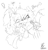 Size: 1941x2043 | Tagged: safe, artist:ridleynemrick, surge the tenrec, tangle the lemur, whisper the wolf, lemur, wolf, 2022, boop, duo, exclamation mark, eye clipping through hair, eyes closed, female, heart, lesbian, line art, looking at them, monochrome, mouth open, nose boop, sfx, shipping, signature, simple background, smile, standing, tangle x whisper, white background