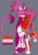 Size: 812x1174 | Tagged: safe, artist:princyvish, amy rose, blaze the cat, cat, hedgehog, 2025, amy x blaze, cute, duo, eyes closed, female, grey background, holding hands, lesbian, lesbian pride, limited palette, pride, shipping, simple background, smile, standing, standing on one leg