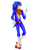 Size: 1861x2551 | Tagged: safe, artist:tanyawind, sonic the hedgehog, human, 2014, hand on hip, hedgehog ears, hedgehog tail, humanized, looking at viewer, partially humanized, pointing, simple background, smile, solo, sonic boom (tv), standing, white background