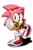 Size: 1000x1500 | Tagged: safe, artist:thesculpturema1, amy rose, 2025, amy's schoolgirl outfit, boots, classic amy, classic sonic (universe), clothes, hands together, looking at viewer, shadow (lighting), simple background, skirt, smile, solo, walking, white background