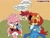 Size: 1680x1268 | Tagged: safe, artist:risziarts, amy rose, sally acorn, sonia acorn, dialogue, english text, speech bubble, trio