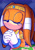 Size: 2048x2897 | Tagged: safe, artist:faburin, tikal, echidna, 2024, abstract background, eyes closed, female, frown, hands together, signature, solo, standing