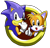 Size: 886x855 | Tagged: safe, artist:jdfrg, miles "tails" prower, sonic the hedgehog, 2023, classic sonic, classic sonic (universe), classic tails, duo, looking at viewer, mouth open, redraw, simple background, smile, sonic chaos, thumbs up, title screen, transparent background
