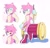 Size: 2048x1967 | Tagged: safe, artist:peachsdmy, amy rose, hedgehog, 2025, abstract background, cute, exclamation mark, eyes closed, gender swap, hammer, heart, heart chest, holding something, looking at viewer, looking offscreen, male, mouth open, musical note, piko piko hammer, smile, solo, standing