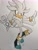 Size: 2048x2670 | Tagged: safe, artist:jasethegooberton, silver the hedgehog, 2025, arms out, flat colors, looking at viewer, signature, simple background, smile, smiling at viewer, solo, standing, standing on one leg, traditional media