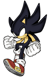 Size: 966x1536 | Tagged: safe, artist:prime-101, sonic the hedgehog, 2019, clenched fists, dark form, dark sonic, edit, frown, simple background, solo, transparent background