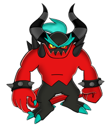 Size: 1156x1357 | Tagged: safe, artist:prime-101, zavok, 2023, clenched fist, looking at viewer, simple background, solo, standing, transparent background, uekawa style, yellow sclera