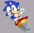 Size: 2048x1993 | Tagged: safe, artist:astartshow, sonic the hedgehog, 2017, classic sonic, classic sonic (universe), clenched fists, grey background, looking at viewer, simple background, smile, solo, sonic chaos, spring