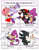 Size: 1400x1810 | Tagged: safe, artist:fennecp, amy rose, blaze the cat, espio the chameleon, mephiles the dark, shadow the hedgehog, silver the hedgehog, 2025, amy x blaze, blushing, four fanarts, gay, group, holding them, kiss, kiss on cheek, lesbian, mephiles x silver, shadpio, ship name, shipping, signature, silvio